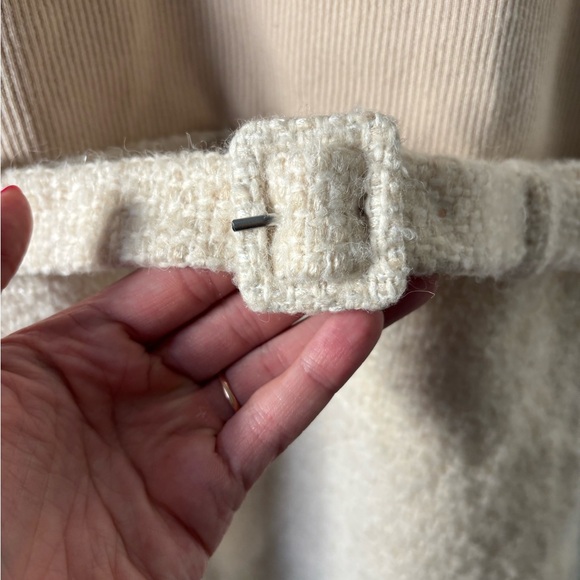 Theory Ivory Belle Tweed Knit Combo Dress - Picture 7 of 15